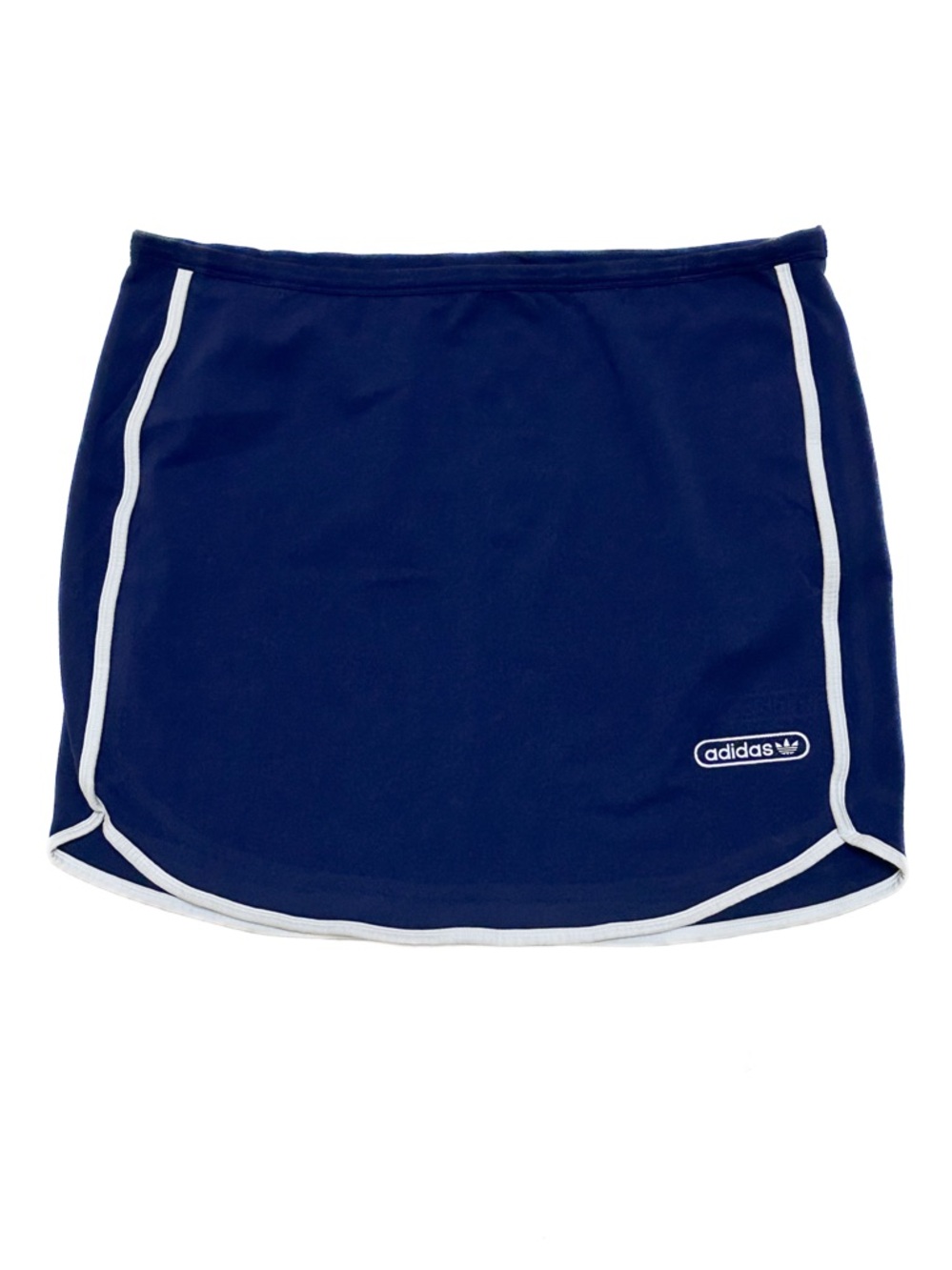 Adidas Originals Resort Vibes Miniskirt Night Sky Cotton Skirt Navy Blue / White